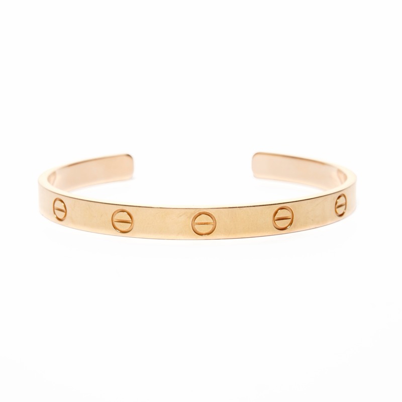 CARTIER ラブブレス オープン バングル K18 ゴールド