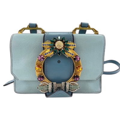 MIU MIU ミュウ レディ クリスタル ショルダーバッグ